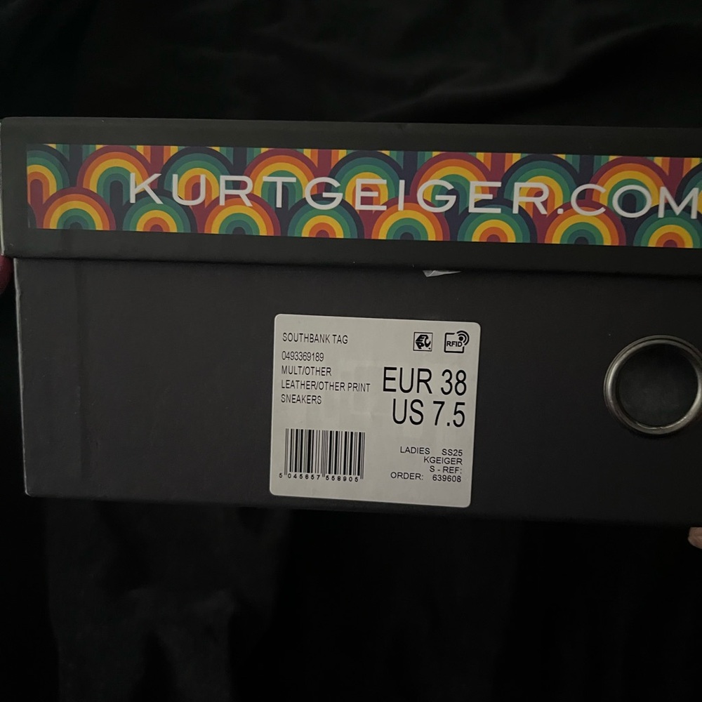 Kurt Geiger Vibrant Leather Sneakers